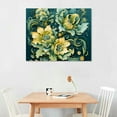 thumbnail image 2 of COMIO Flower Canvas Wall Art for Bedroom Watercolor Rose Dahlia Lotus Floral Paintings Pictures for Living Room Bathroom Wall Decor Framed Prints Artwork Stretched Easy to Hang, 2 of 4