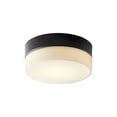 thumbnail image 2 of 7.25 Inch 8.2W 1 Led Flush Mount-Aged Brass Finish-3000 Color Temperature Oxygen Lighting 32-630-40, 2 of 2