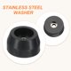thumbnail image 4 of Uxcell 14 Pies de Goma para Tabla de Cortar Antideslizantes Tornillo Negro 13mmx7mm (ODxH), 4 of 6