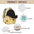 thumbnail image 4 of "Sunflower Print Backpack for Women - Wildflower Themed School Backpack, Water-Resistant College Bag, Laptop Backpack for Work & School", 4 of 6