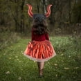 thumbnail image 1 of Halloween Devil Ensemble de Costume Jeu Imaginatif Déguisement Devil Serre-Tête Rouge, 1 of 10