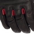 thumbnail image 3 of Indian Motorcycle  Mens Freeway Glove Padded Knuckles Touch Screen Leather Black- 286465914, 3 of 5