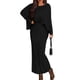 thumbnail image 1 of Conjunto de Falda de Dos Piezas para Mujer PRETTYGARDEN Negro XXL, 1 of 4