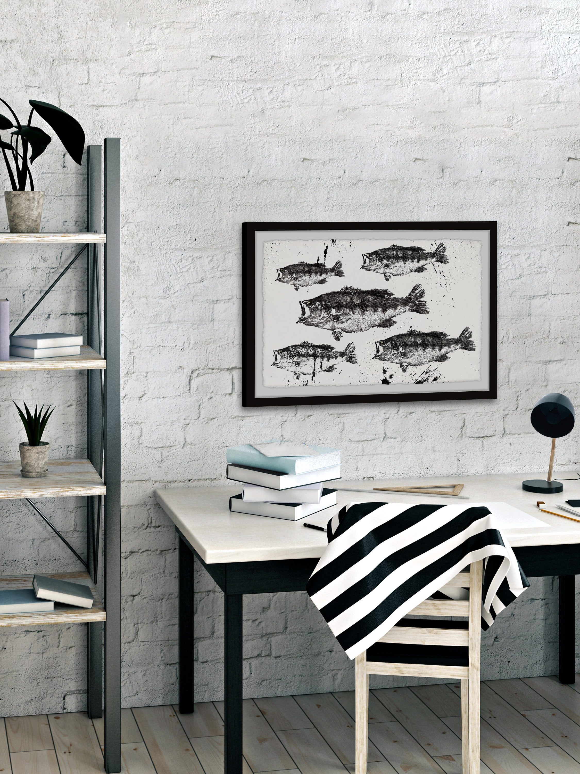 Marmont Hill Printed Fish Framed Art Prints