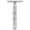 Stainless Steel, variant on The Goodfellas' Smile, SYNTESI Double Edge Safety Razor, CNC Machined Stainless Steel, Made in Italy