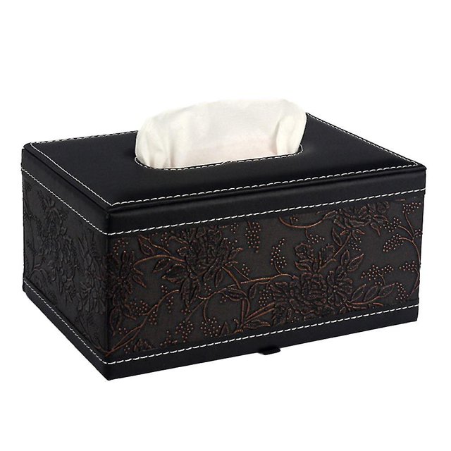 Caja de pañuelos de almacenamiento Yashi estilo retro europeo dorado