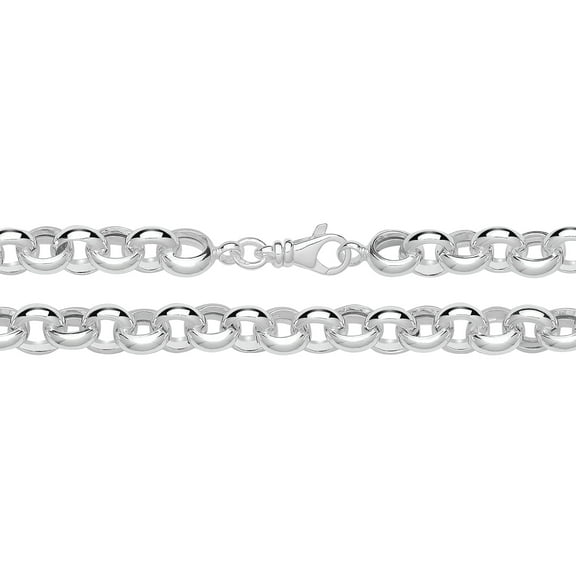 925 Sterling Silver Men Belcher Chain - 20 inch*9mm