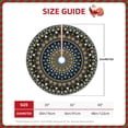 thumbnail image 4 of Bingfone Christmas Tree Skirt Mat Christmas Decoration Interior 48"-Dot Mandala, 4 of 8