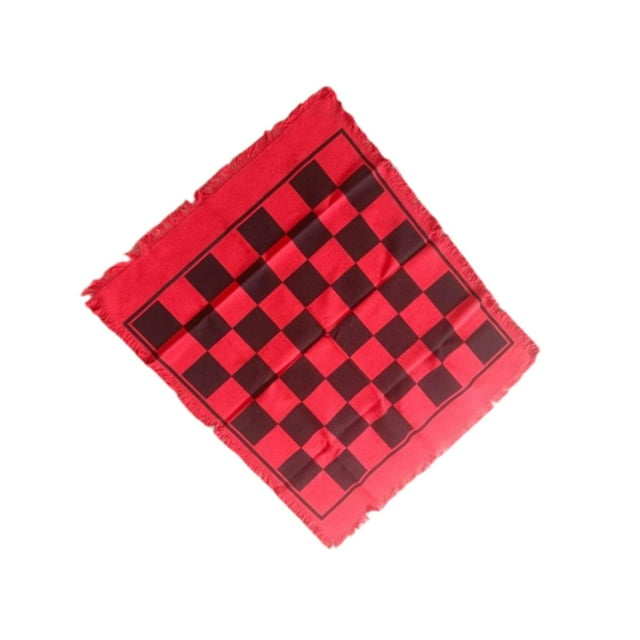 Ruiboury Giant Checkers Board Game Mat 3 Mat Board Rug Toe in Game Game Mat 1 red