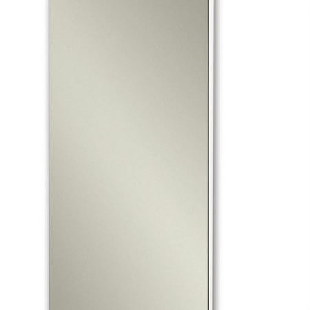 Jensen 1035P24WH Cove Frameless Medicine Cabinet with Polished Mirror, 16-Inch by 26-Inch, White