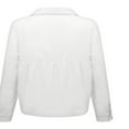 thumbnail image 3 of PENGXIANG Chemises à Manches Longues pour Femmes Décontractées Amples à Col Rabattu Hauts de Bureau pour Femme, 3 of 6