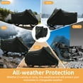 thumbnail image 6 of Debonair Motorcycle Cover All Season Universal Sturdy Material Waterproof Sun Outdoor Protection with Night Reflective Stripe Lock-Holes & Storage Bag Fits up to 104" Motorcycles Vehicle Cover, 6 of 8