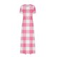 thumbnail image 3 of Vestido Corto de Verano de la Moda de las Mujeres Impreso de Manga Corta Cuello Redondo Tobillo de Longitud Vestido Casual, 3 of 4