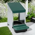 thumbnail image 2 of Pefilos Single Compartment Roll Out Chicken Nesting Box with Plastic Basket, Egg Nest Box Chicken Laying Box Hens Chicken Coop Poultry Box, Green, 2 of 8