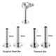 thumbnail image 1 of 1PC G23 TitaniumSteel 16G CZ Gem Moon Labret Lip Bar Ring Crystal Flower Ear Cartílago Tragus Helix Piercing Tornillo Fit Top 16g Tan Jianjun unisex, 1 of 2