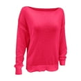 thumbnail image 4 of Bovemsi Womens Sweaters Autumn And Winter Solid Color Long Sleeve Sweater Women's Casual Top Fall Sweaters, 4 of 5