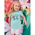 thumbnail image 3 of Garanimals Newborn, Baby & Toddler Girl Cotton Short-Sleeve Graphic T-Shirt, Sizes 0-6T, 3 of 8