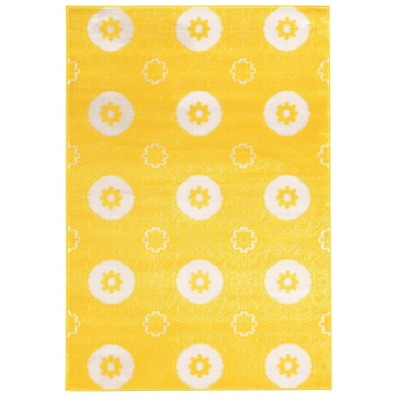 Hawthorne Collection 8' x 10'4" Rug in Yellow