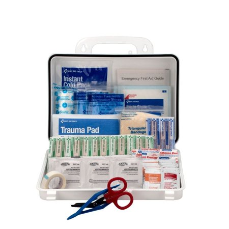 First Aid Only FirstAid Kit w/House,178pcs,6 5/8x3,WHT 9301-25P