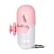 thumbnail image 4 of Bebedero automático para loros, dispensador de comida para pájaros, botella transparente. Rosa, 4 of 9