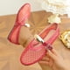 thumbnail image 2 of Zapatos de Mujer Casual Dressy con Hebilla de Metal Y Red de Pescado Superior, Zapatos Planos Transpirables para Primavera Verano, Pisos de Mujer Dressy, 2 of 9
