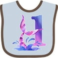 thumbnail image 3 of Inktastic 1st Birthday Mermaid Tail Boys or Girls Baby Bib, 3 of 4