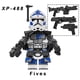 thumbnail image 4 of Clone Wars Trooper Fives Echo Dogam Tup Jesse Rex Kix Hardcase Mini Bloques De Construcción Figuras Juguetes De Regalo, 4 of 4