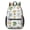 Soccer and Trophy White Pattern, variant on Soccer and Splash White Pattern 17" School Backpacks for Teens,Waterproof Oxford Fabric,S-Shape Padded Straps for School,Travel,Hiking,Camping