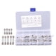 thumbnail image 2 of Kit de tubo Fusible de Vidrio para Coche, Surtido de 100 Uds., 5x20 mm, 6x30 mm, 0,2a, 0,5a, 1a, 2a, 3a, 5a, 10a, 15a, 20a, 30a, 2 of 7