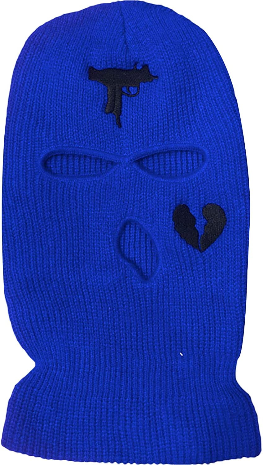 GRNSHTS 3Hole Knit Full Face Cover Winter Warm Ski Mask Knitted