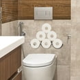 thumbnail image 3 of Portarrollos de papel higiénico para baño, estante de pared para pañuelos, porta toallas de papel, 3 of 7