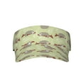thumbnail image 2 of Kdxio Twig Sloth Print Sun Visor Hat Golf Visor Adjustable Velcro Outdoor Sports Cap for Men Women, 2 of 7