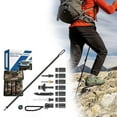 thumbnail image 5 of Collapsible Tactical Hiking Trekking Pole Saker Lightweight Aluminum Survival Walking Stick for Hunting Camping Outdoor Adventures, 5 of 9