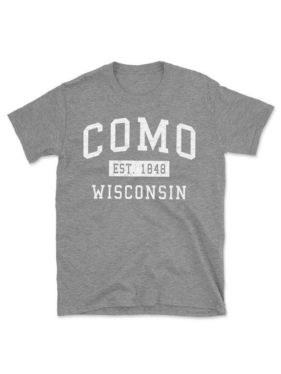 Como Wisconsin Classic Established Men's Cotton T-Shirt