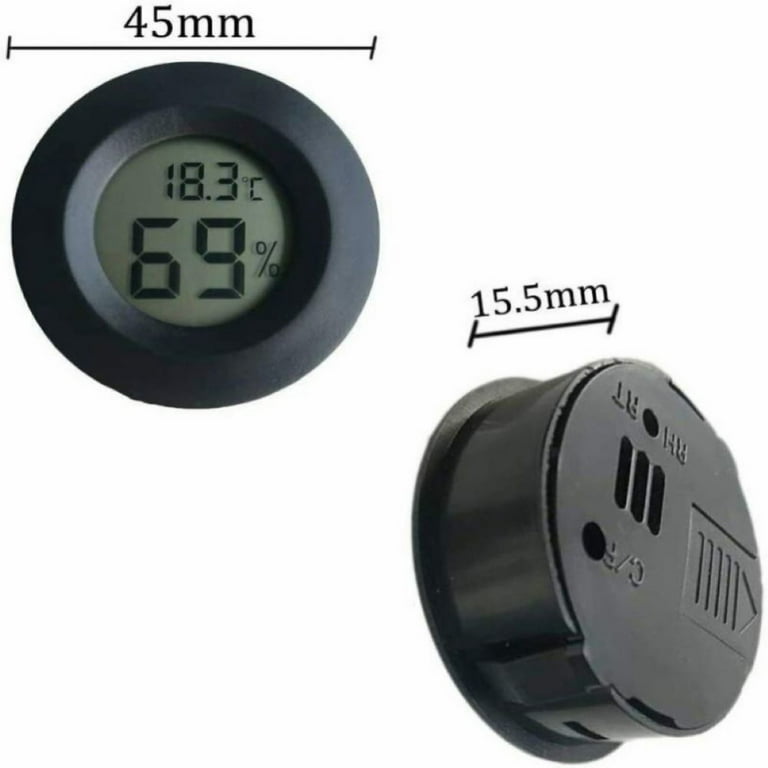 2In1 Thermometer Hygrometer Mini LCD Digital Temperature