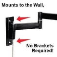 thumbnail image 3 of Master Mounts 2311L Locking RV TV Mount Lockable Full Motion TV Wall Mount Easy to Reach Chain Release Perfect for RVs Campers Trucks Mobile Homes, Articulates Swivels Tilts, Fits up to 42" 100x100, 3 of 4