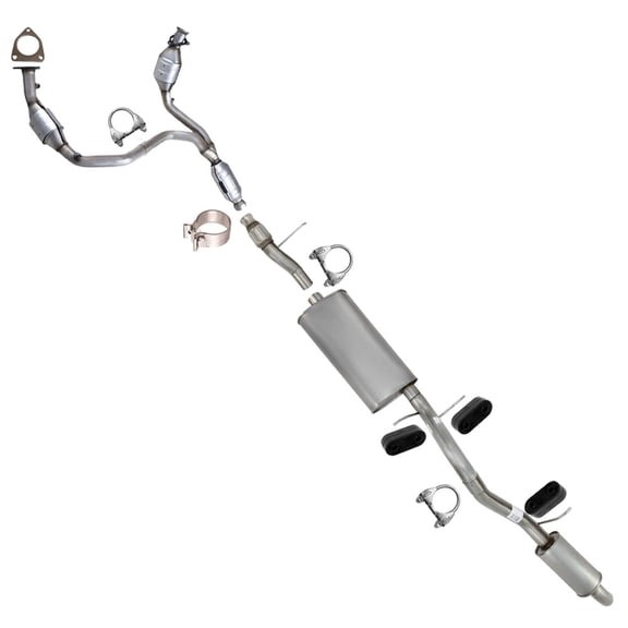 EPA Approved Complete Exhaust System Fits 2009–2014 Chevrolet Tahoe 4.8L 5.3L