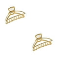 thumbnail image 4 of maskred Pinces de Mode Grand Style Simple à Portée de Main Style Simple Robuste Exquis Accessoires Barrettes pour Femmes KC Or/arc 2Set, 4 of 6