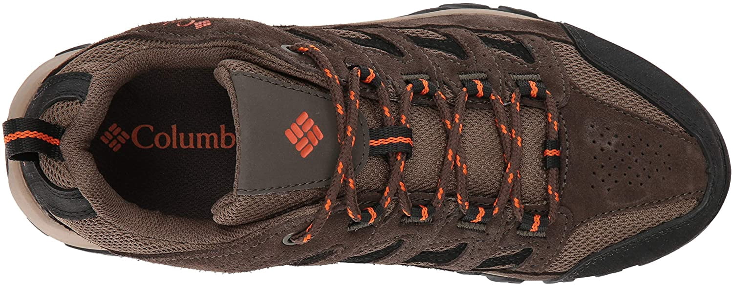Columbia Mens Crestwood Hiking Shoe 7.5 Camo Brown, Heatwave