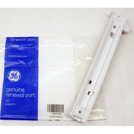 WR72X241 Genuine GE Refrigerator Drawer Slide Rail Left Side AP2073485 (Best Side By Side Refrigerator Under 1000)