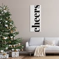 thumbnail image 2 of Cheers Holiday Kitchen Sign Holiday Graphic Art Gallery Wrapped Canvas Print Wall Art, 2 of 7
