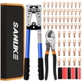 thumbnail image 1 of Kit de herramientas para prensar terminales de cables de batería Sanuke con cortador, 60 piezas, 1 of 7
