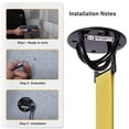thumbnail image 4 of Soporte de pared y techo POWER GUIDANCE negro (juego de 2), 4 of 7