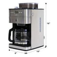 thumbnail image 3 of Kenmore Elite Grind and Brew Coffee Maker with Burr Grinder, 12 Cup, 3 of 7