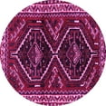 thumbnail image 1 of Ahgly Company Indoor Round Persian Pink Traditional Area Rugs, 5' Round, 1 of 4