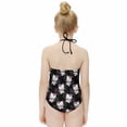 thumbnail image 2 of Hello Kitty Girls One Piece Swimsuits Hawaiian Summer Swimwear Beach Bathing Suit Outfits, 2 of 7