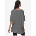 thumbnail image 4 of Women's Plus Size T Shirts Oversized Tees Summer Half Sleeve Crew Neck Tunic Tops, 4 of 6