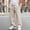 Khaki, variant on Men's Lightweight Ribbed Cooling Pants with Pockets Quick Dry Baggy Walking Pants Workout Athletic Travel Pants