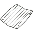 thumbnail image 1 of MasterClass KCMCTRAYNS26 26 x 20 cm Non Stick Roasting Rack, V Shaped, Carbon Steel, Silver, 1 of 7