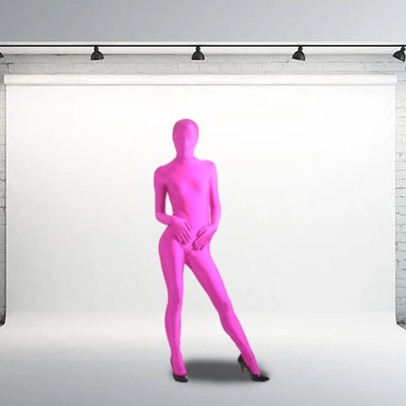 Fiudx Disfraz de Mono Completo, Diseño Unisex de Licra Elástica, Ajuste Cómodo y Transpirable, Tejido Flexible, Fácil Acceso con Cremallera, Ideal para Carnavales, Eventos Deportivos y Fiestas, Talla